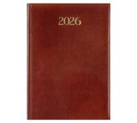 Agenda Settimanale 17x24 Centimetri Datata 2026 Copertina Rigida Notabene Madrid AG17WM (Rosso Inglese)