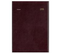 Agenda Settimanale 19,5x26,5 Centimetri Datata Anno 2026 Copertina Rigida Maiori (EX Colombia) AG19WMA (Rossa)