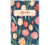 Agenda settimanale 2024 - 2025: Floreale | 50 Settimane, Settimana su doppia pagina, Formato A5 | Calendario Mensile | 16 mesi | Metti ordine nella tua vita | fiori | tulipani