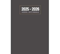 Agenda Settimanale 2025 2026: 16 Mesi, Diario da Settembre 2025 a Dicembre 2026 | la settimana in due pagine | Vista orizzontale | Formato A4.