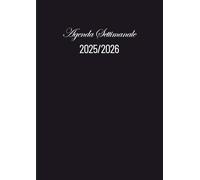 Agenda Settimanale 2025 2026 A4: Planner Settimanale e Mensile da settembre 2025 a dicembre 2026 | la Settimana su una Doppia Pagina, 16 Mesi di Organizzazione | Formato A4.