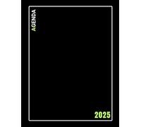 AGENDA SETTIMANALE 2025: Chiara e completa. Da gennaio a dicembre 2025 con settimana su doppia pagina. Planner mensili ed ampi spazi per note, cose da fare, password e tanto altro. Formato A4