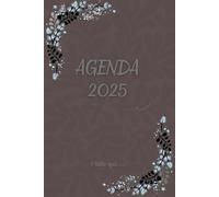 Agenda settimanale 2025 - E’ tutto qui…: Settimana su due facciate, planning annuale e mensile, piccola rubrica password più pagine per le note. Molto spazio per scrivere