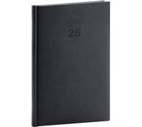 Agenda settimanale 2025 NOTIQUE Aprint, nera, 15 × 21 cm