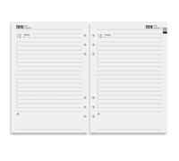 Agenda Settimanale 2026 A5 Ricariche Calendario 6 fori, Agenda 2026 1 Gennaio-31 Dicembre con Pianificatore Mensile, Organizer Personale, Contatti, Diario Ricarica 100 GSM Ricarica Settimanale