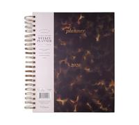 Agenda settimanale 2026 con copertina rigida, 15 mesi Twin Coil Binding, accademico per il programma quotidiano, priorità, gestione del piano, mensile