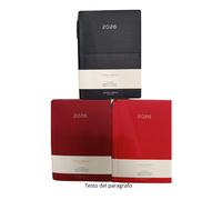 AGENDA SETTIMANALE 2026 CON PENNA - RIGIDA - 12X18 - NERO - CAMPO MARZIO