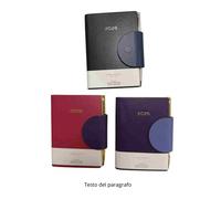 AGENDA SETTIMANALE 2026 CON PENNA - RIGIDA - 9X13 - VIOLA - CAMPO MARZIO