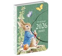Agenda settimanale 2026 di Peter Rabbit, formato tascabile, con chiusura magnetica e sezione indirizzi, diario ufficiale Beatrix Potter