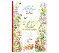 Agenda settimanale 2026. Fleur per colorare i giorni