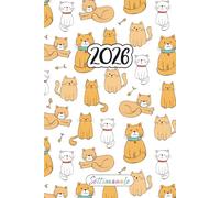 Agenda Settimanale 2026 Gatti: Carino Pianificatore Verticale 2026 | 12 Mesi, da Gennaio a Dicembre | Planner Italiano con Vista Settimana su Due Pagine | Coordinatrice del Caos