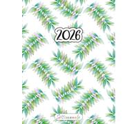 Agenda Settimanale 2026 Grande Formato A4: Planner 12 Mesi Gennaio-Dicembre | La Settimana su una doppia pagina | Pianificatore Italiano