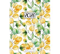 Agenda Settimanale 2026: Grande Planner A4 | 12 Mesi Gennaio-Dicembre | La Settimana su una doppia pagina | Pianificatore Italiano | Coordinatrice del Caos