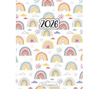 Agenda Settimanale 2026: Grande Planner A4 | 12 Mesi Gennaio-Dicembre | La Settimana su una doppia pagina | Pianificatore Italiano