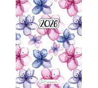 Agenda Settimanale 2026: Grande Planner A4 | 12 Mesi Gennaio-Dicembre | La Settimana su una doppia pagina | Pianificatore Italiano | Coordinatrice del Caos