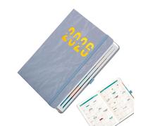 Agenda settimanale 2026, quaderno per scrittura liscia con linguetta, planner settimanale e mensile, per casa, classe, ufficio, appuntamento, pianificazione accademica, donne, uomini, studenti