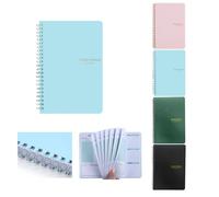 Agenda settimanale, agenda giornaliera A5 non datata con tracker delle abitudini, lista delle cose da fare, aumenta la produttività e gestisci le attività in modo efficace, forniture universitarie per