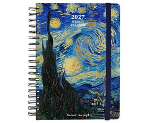 Agenda settimanale annuale Erik Vincent Van Gogh 14,8 x 21 cm (2027)