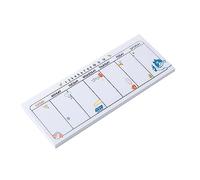 Agenda settimanale, blocco note con calendario, a lunga durata, motivo casuale, 40 pagine, agenda giornaliera