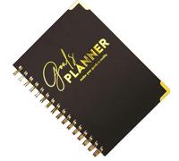 Agenda settimanale e mensile standard con copertina rigida, 210 x 140 mm, per una pianificazione quotidiana efficiente e monitoraggio degli obiettivi, con copertina rigida di alta qualità, sezioni