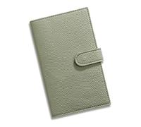 Agenda settimanale leggera non datata con layout multiparti per un'efficiente organizzazione quotidiana del tempo. Agenda compatta con copertina in pelle