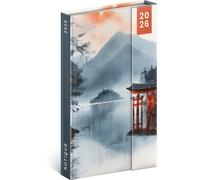 Agenda settimanale magnetica 2026 Giappone 13x21 cm