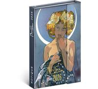 Agenda settimanale magnetica Alfons Mucha 2026