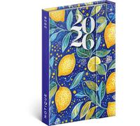 Agenda settimanale magnetica Limoni 2026