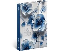 Agenda settimanale magnetica Notique Fiori di porcellana 2026