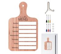 Agenda settimanale, magnetica, tavola da pranzo settimanale, agenda settimanale, agenda settimanale, con 6 marcatori di colore, regalo di inaugurazione della casa, decorazione per la casa