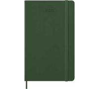 Agenda settimanale Moleskine 2026, con spazio per note 12 mesi, Large, Copertina rigida, Verde mirto - Large 13x21