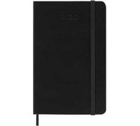 Agenda settimanale Moleskine 2026, con spazio per note 12 mesi, Pocket, Copertina rigida, Nero - Pocket 9x14