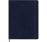Moleskine Weekly Planner, Agenda Settimanale 2026 12 Mesi Con Spazio Per Note, Con Copertina Morbida e Chiusura Elastica, Formato XL 19x25, Colore Blu