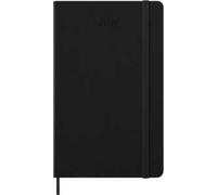 Moleskine 12 Monate Wochenkalender 2026, Large/A5, 1 Wo = 2 Seiten, vertikal, fester Einband, Schwarz