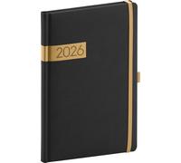 Agenda settimanale Notique nero-oro 2026