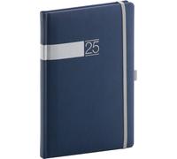 Agenda settimanale Notique Twill 2025 blu-argento