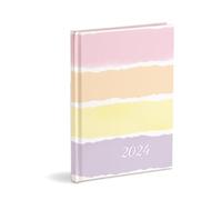 Agenda Settimanale Organizer 2024 cm 17x24 chiusa, Gennaio-Dicembre 2024, Copertina Rigida