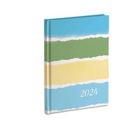 Agenda Settimanale Organizer 2024 cm 17x24 chiusa, Gennaio-Dicembre 2024, Copertina Rigida