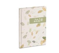 Agenda Settimanale Organizer 2024 cm 17x24 chiusa, Gennaio-Dicembre 2024, Copertina Rigida