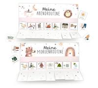 Agenda settimanale per bambini con routine chiara, agenda giornaliera e lavagna per le attività per la scuola e la casa, include lista delle cose da fare, ideale per routine mattutina e serale