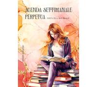 Agenda settimanale perpetua - perfetta per la book-blogger: Versione in bianco e nero