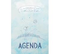 Agenda settimanale: Vista orizzontale, formato tascabile 17 x 24, con planner mensile e annuale, 1 settimana su 2 pagine, con copertina flessibile, edizione in italiano