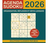 Agenda Sudoku 2026: Organisation, Réflexion et Défis ludiques