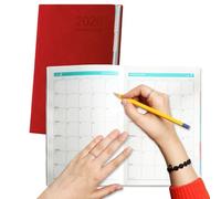 Agenda Taccuino | Agenda 2026 Giornaliera per Lavoro e Attività,Taccuino A5 Design Estetico con Copertina Rigida per Cucina Lavoro Studio Palestra