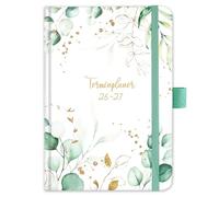 Agenda tascabile 2025-2026 - Formato A6 - Settimanale da agosto 2025 a luglio 2026 - Copertina rigida - 2 segnalibri e anello per penna - 15,5 x 10,5 cm