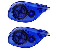 Agendepoint.it 2 pezzi Correttore a Nastro per Mancini, 10 m x 4,2 mm, Testina Ruotabile, Scrivibile e Fotocopiabile