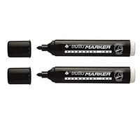 Agendepoint.it - 2 PEZZI - Marcatore Indelebile Tratto Marker Punta Tonda - Nero