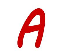 Agendepoint.it - 5 Pezzi Tra Numeri Lettere E Simboli Italia H 15cm Adesivi In Plastica Ottimo Per Esterno - Rosso