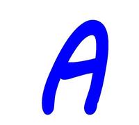 Agendepoint.it - 5 Pezzi Tra Numeri Lettere E Simboli Italia H 15cm Adesivi In Plastica Ottimo Per Esterno - Blu