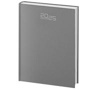 Agendepoint.it - Agenda giornaliera 2025 gommata 15x21cm A5 multilingua - Grigio